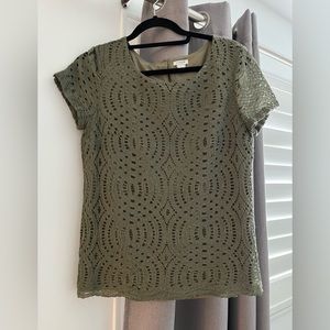 Jcrew blouse, size 6